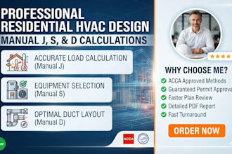 do professional residential hvac design manual j s and d calculations