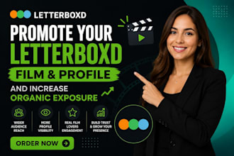 promote your letterboxd film, profile, and increase organic exposure