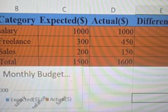 create custom excel spreadsheets dynamic dashboards and formulas