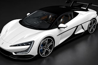 do 3d customize car model for game,3d printing,animation,realistic car rendering