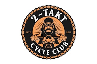 design custom motor cycle club business logo