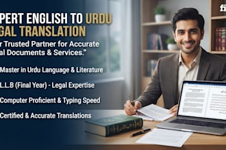 do professional english to urdu legal translation