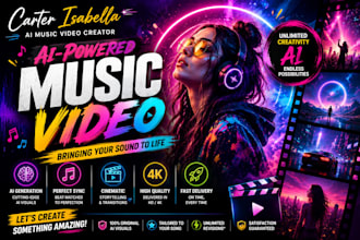 produce high quality ai music video