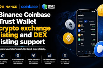 do binance trust wallet coinbase crypto dex cex exchange listing