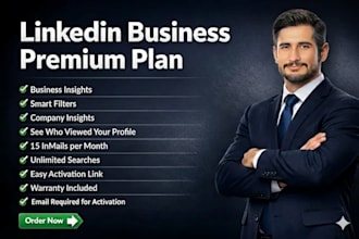 assist with linkedin premium business subscription setup