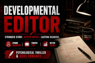 be your professional developmental editor and manuscript critic