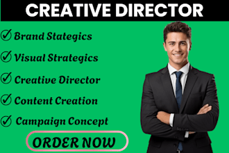be your creative director for your branding and design