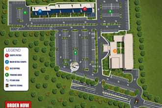 produce site plan from google site map, draw master site plan from location map