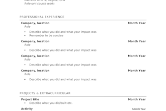 rewrite and design CV, resume,formatting,cover letter template