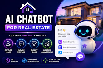 build an ai chatbot for real estate lead generation and customer support