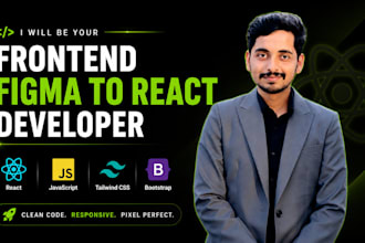 be your frontend figma to react developer