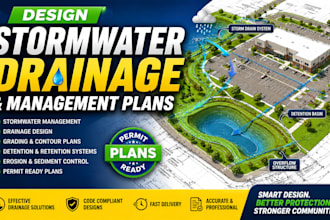 design stormwater drainage and management plans