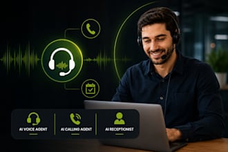 build ai voice agent, ai calling agent, ai receptionist for cold calling