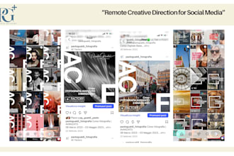 be your remote creative director for social media content