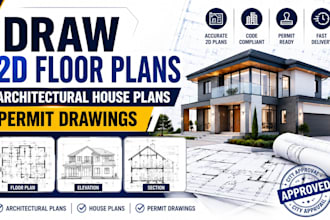 draw 2d floor plans architectural house plans permit drawings