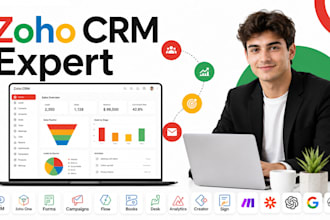zoho crm setup zoho one site zoho campaign zoho expert, zoho form zoho commerce