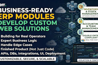 build erp and saas modules