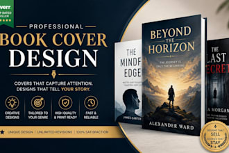 do professional original book cover design, fantasy, romance, book cover for KDP