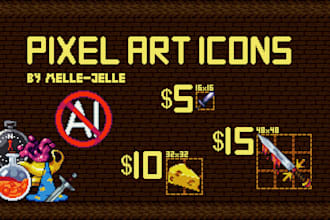 make pixel art icons