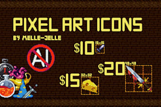 make pixel art icons