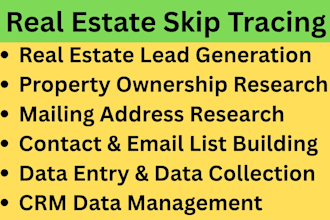 do skip tracing for real estate leads