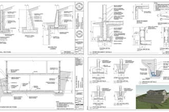 design basement foundation and retaining wall for hillside homes