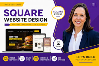build square online restaurant square ordering website with square appointments