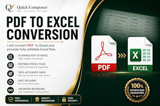 convert PDF to excel with accurate formatting