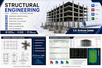 design reinforced concrete and structural engineering projects