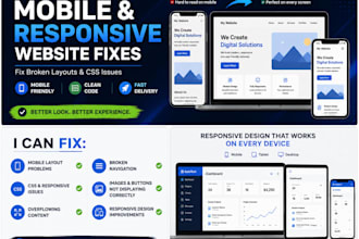 fix responsive and mobile issues on your website