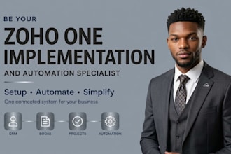 be your zoho one implementation and automation expert