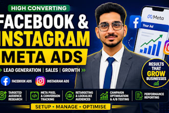 run facebook and instagram ads for lead generation and sales