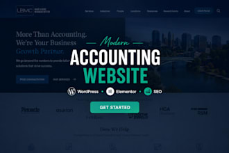design or redesign wordpress website for accountants, cpas and bookkeeping firms