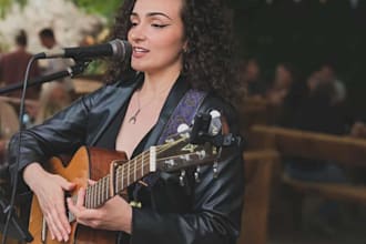 record emotional singer songwriter vocals for your music