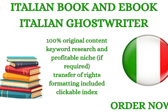 write your italian book and ebook italian ghostwriter