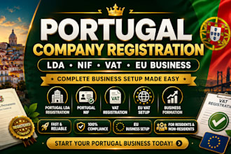 do portugal company registration, portugal nif and vat registration