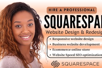 build squarespace website design, squarespace design, squarespace development