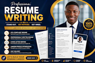 write a professional ats friendly resume, CV,  cover letter