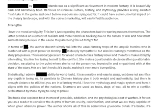 professionally critique your opening chapters
