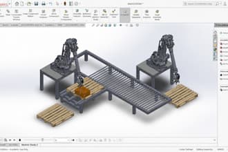 create 3d industrial product prototype cad model solidworks, autocad, fusion 360