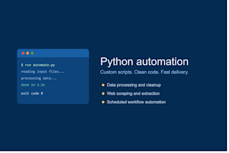 automate repetitive tasks with custom python scripts