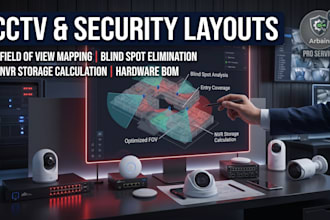 design cctv layouts and unifi protect surveillance