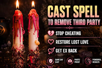 cast spell to remove third party, stop cheating, restore lost love, get ex back