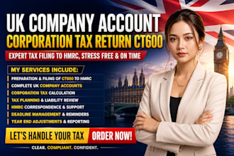 file UK company account corporation tax return ct600 hmrc