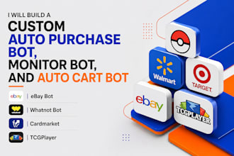 code pokemon cards auto shopping bot, target bot, bestbuy, gamestop, walmart bot