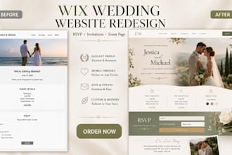 redesign wix wedding website wix rsvp wedding invitation website wix event page