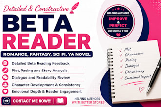 be your beta reader, romance beta reader, fantasy beta reader, alpha reader