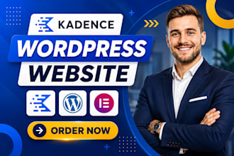 design or redesign a professional wordpress website with kadence and gutenberg