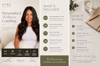 create a personalized wellness, fitness, and nutrition plan for women