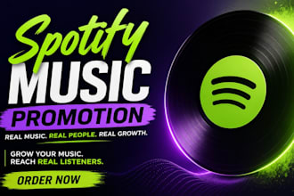 do organic spotify promotion for streams and chart growth
